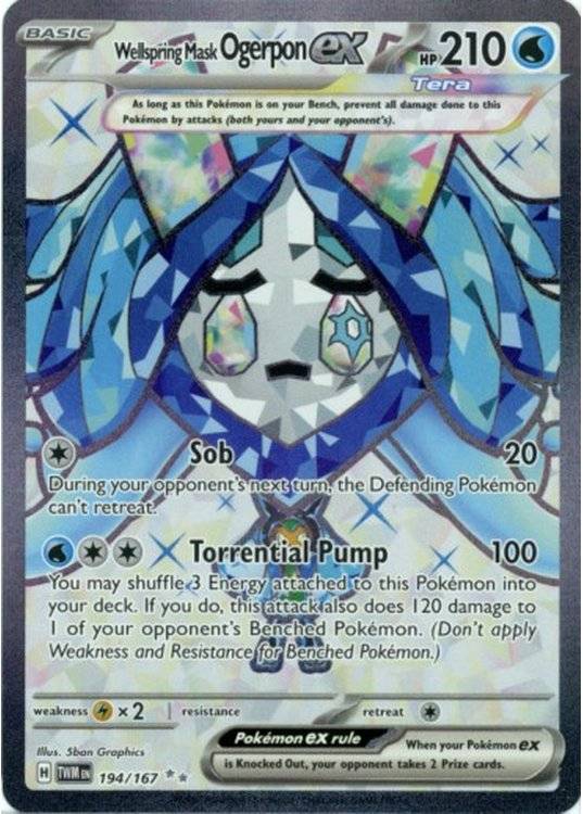 Wellspring Mask Ogerpon ex - 194/167.