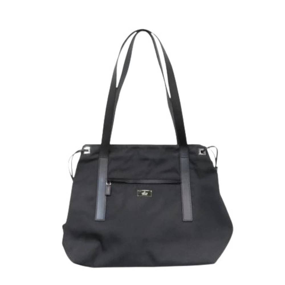 Gucci Vintage Pre-owned Tote Bag - Vintage - Dame - Sort - ONE SIZE - Nylon