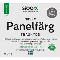 SiOO:X Panelfärg Träskydd 10L Lava Grey - 06 Lava Grey (10 L)