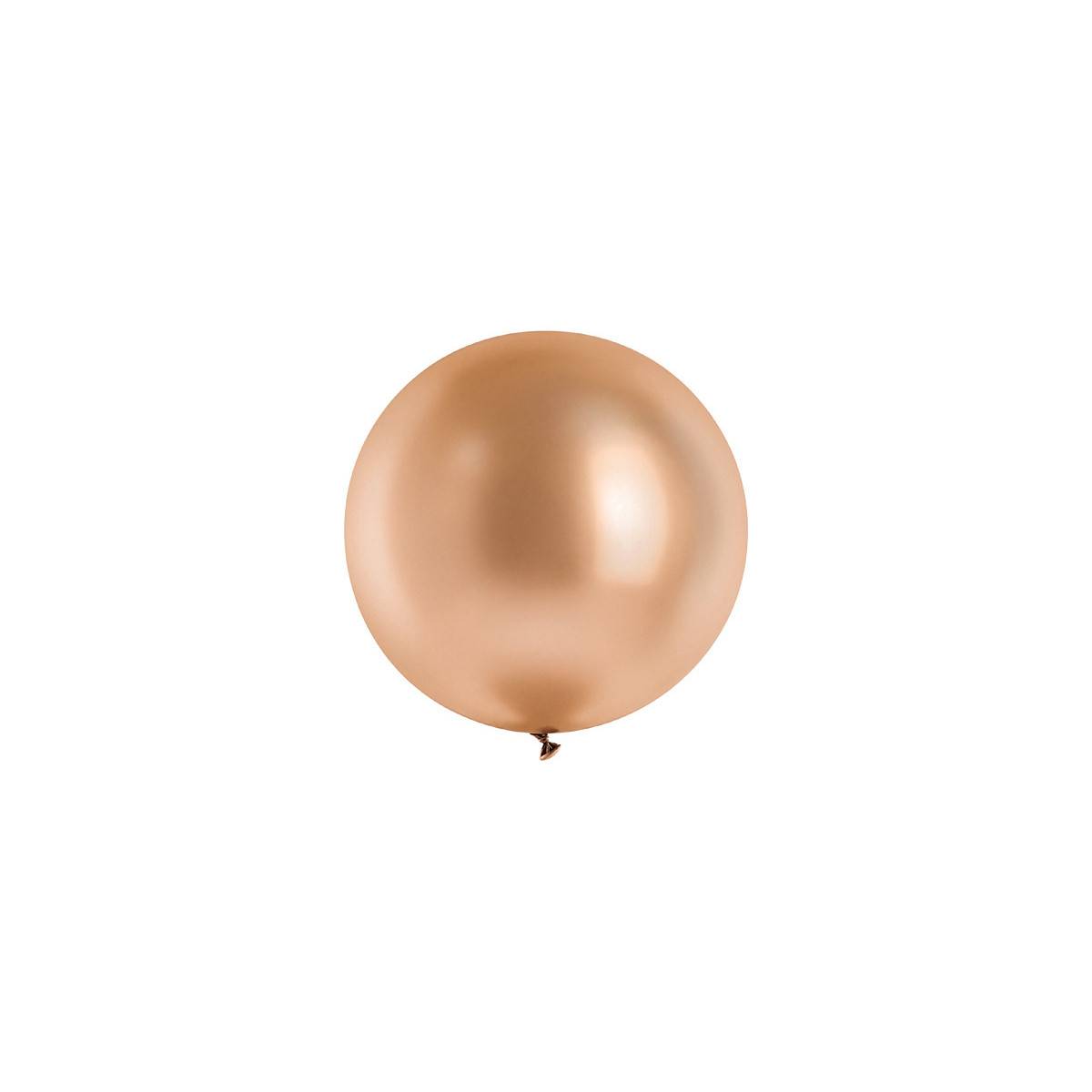 1 stk. Chrome Ballon Rosaguld latex 60 cm