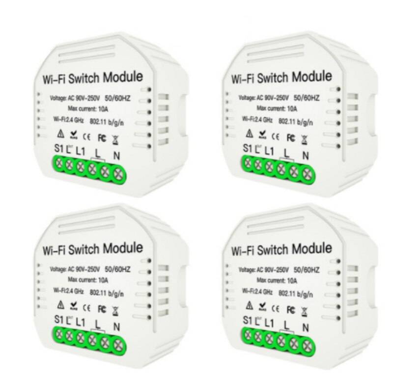 Mini diy tuya zigbee 3.0 smart ljus dold switchmodul smart life tuya fjärrkontroll arbeta med alexa google home smart home
