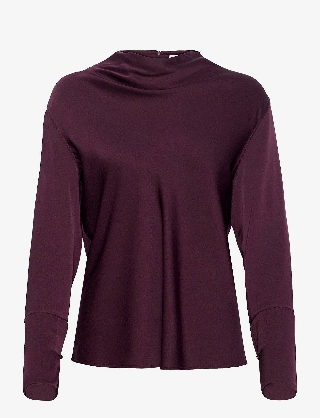 Ahlvar Gallery Ayumi Silk Blouse - Red - XS
