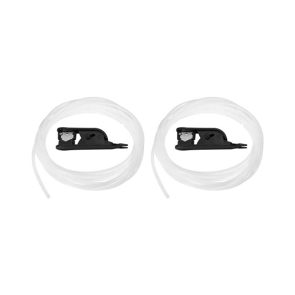 2X for Bambu-Lab PTFE Tube 5M 2.5mm IDx4mm OD, for BBL X1/ X1C/P1P/P1S/ A1 Direct Drive Extruder with Tubing Cutter