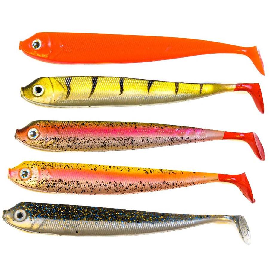 FLADEN Guddi shad 5pack 13cm 10g mix colors