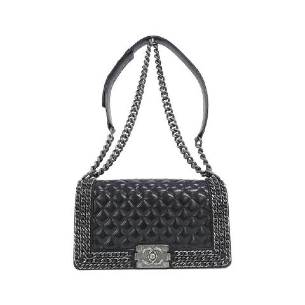 Chanel Vintage - Pre-owned Boy Calf Shoulder Bag Vintage - Dam - ONE Size -