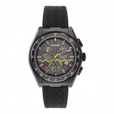 Herrklocka M331 Herrarmbandsur Kronograf Quartzklocka För Herrklockor, Grå Urtavla Silikonarmband (En-Storlek)
