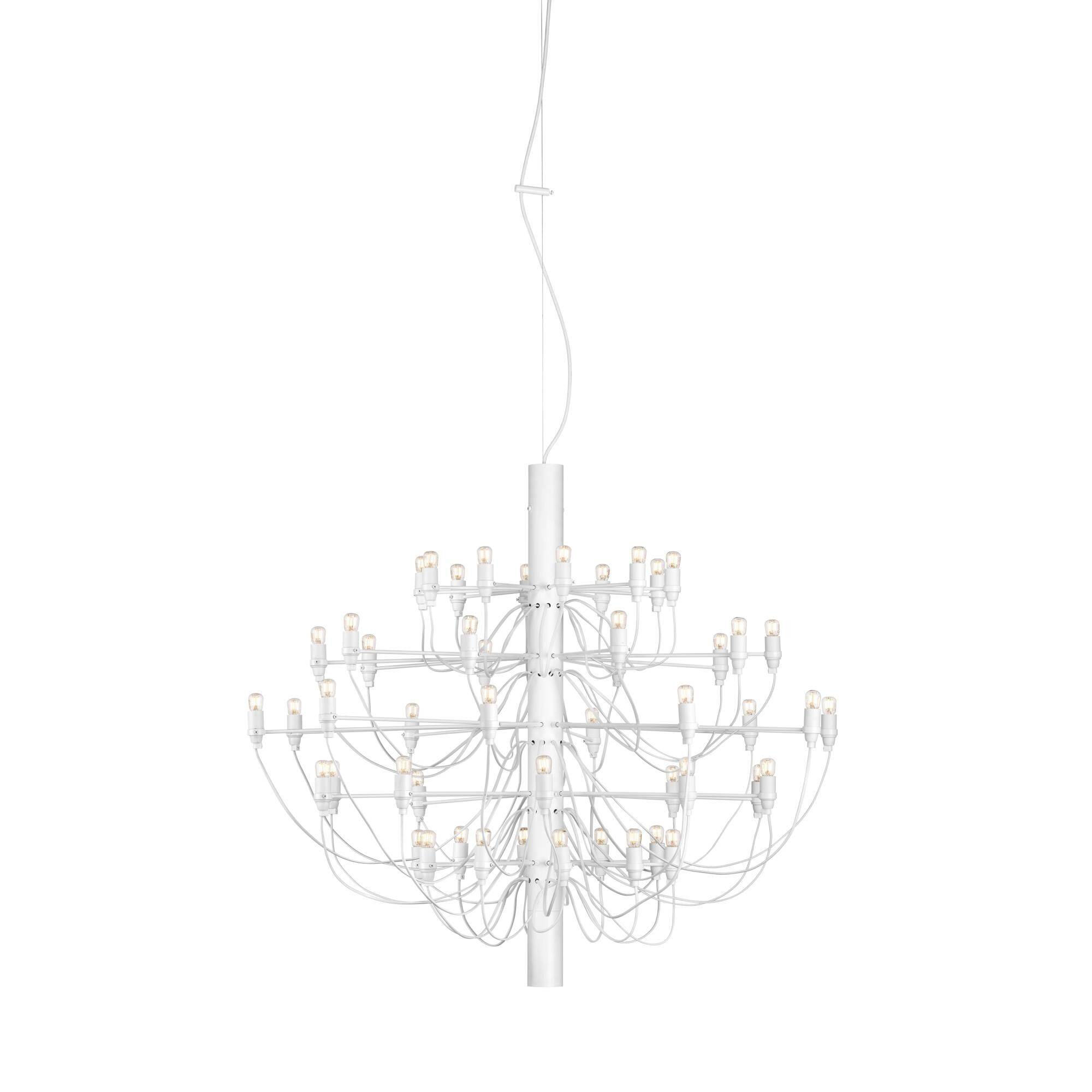 2097/50 Taklampa Matt Vit med LED - Vit / LED