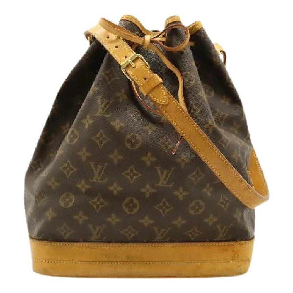 Louis Vuitton Vintage Pre-owned Monogram Noe Skuldertaske - Vintage - Dame - Brun - ONE SIZE - Uld