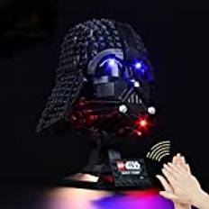 GC Light Kit för Lego® Star Wars-hjälm Darth Vader 75304 (Lego-set ingår inte) (ljudkontroll)