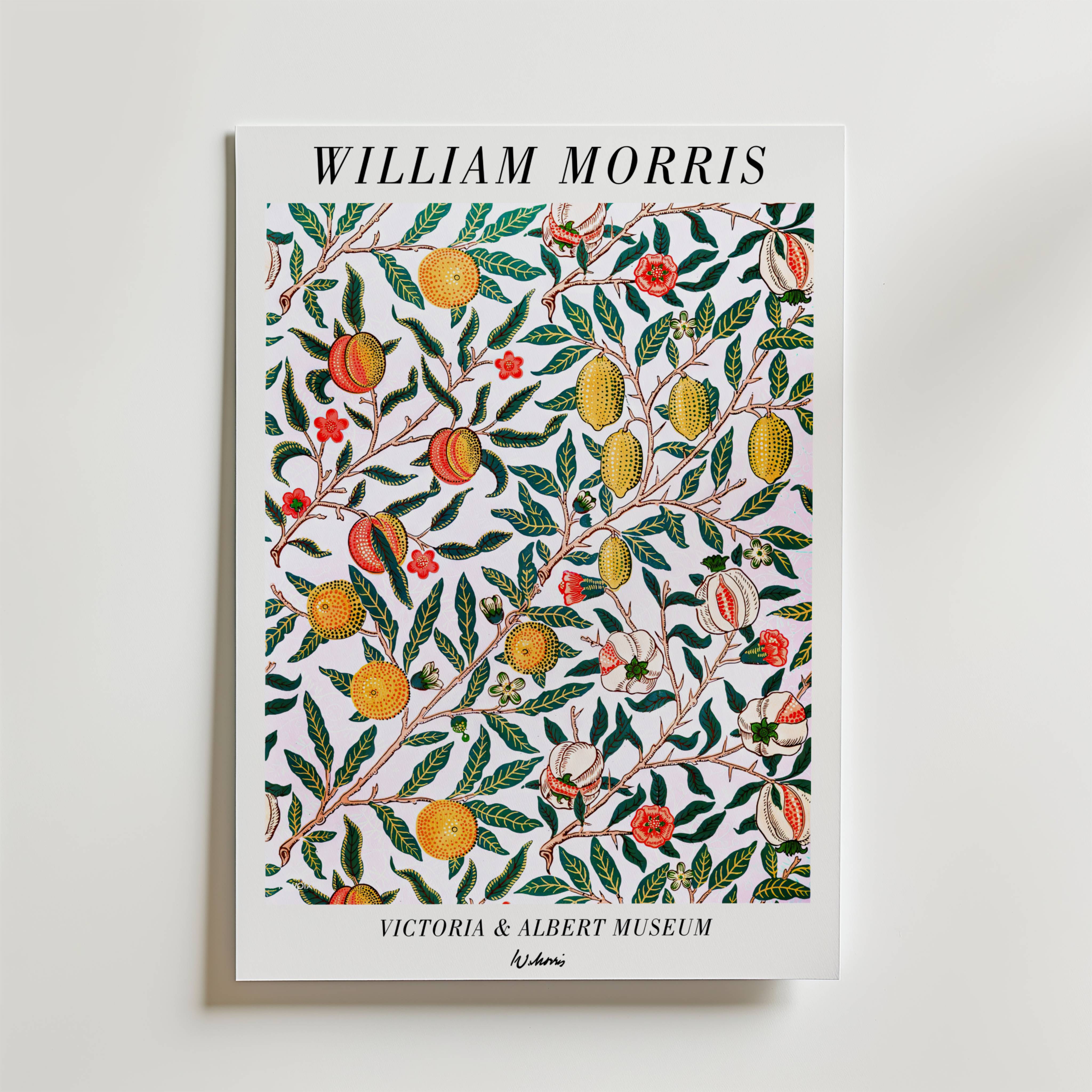 William Morris Victoria & Albert Museum No. 2 Poster - Premium Canvas 70x100 cm