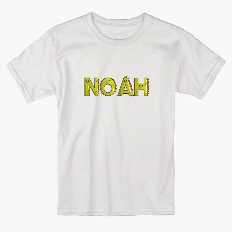 Namn i Dinosaurie-stil T-shirt Barn