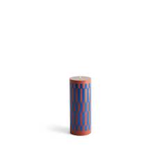 HAY - Column Candle Medium - Brown and blue - Lys - Brun,Blå
