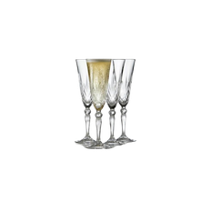 Lyngby melodia champagneglas 4 stk.