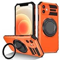 Phone Case Kompatibel med iPhone 11 Pro-fodral, med 360° roterbart magnetiskt ringfodral, [Stabil stativ & ringhållare] Stötsäkert, repskyddande telefonfodral Compatible with iPhone 11 Pro Smartphone