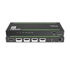 NÖRDIC 8K HDMI 2.1 Splitter 1 till 4 & Extraktor Optisk SPDIF & Stereo HDR EDID Dolby Atmos, True HD, Digital Plus, DTS-HD Master