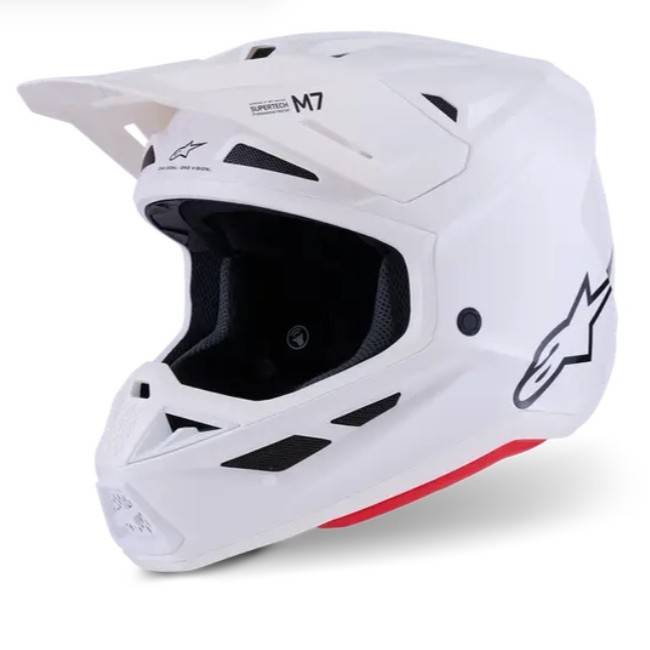 Alpinestars SM7 Cross Hjelm Hvid XS