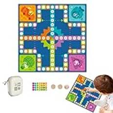 Kid Chess Game, 2in1 Chess Set with Storage Case, Interactive Learning Toy, 11x9x6cm Adorable Educational Game, Portable Chessboard for Family Gatherings