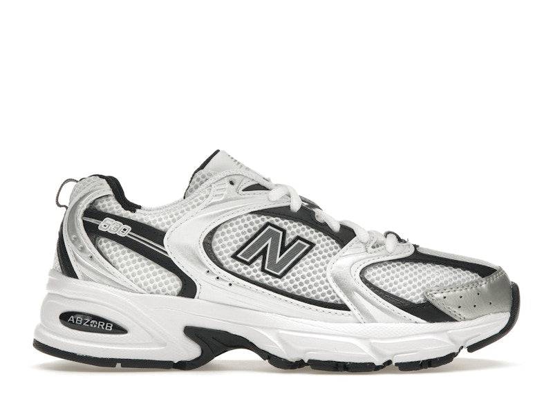New Balance 530 White Silver Metallic Black - 46.5 / Standard