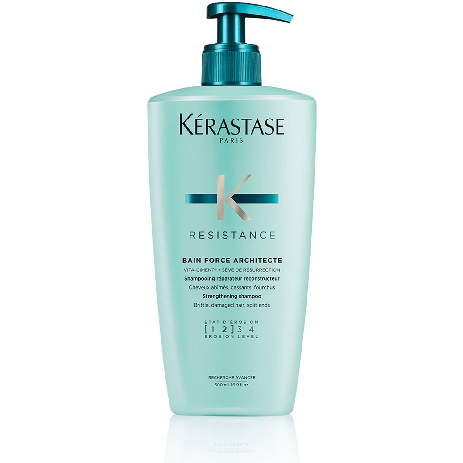 500ml, Kérastase Resistance Bain Force Architecte Shampoo