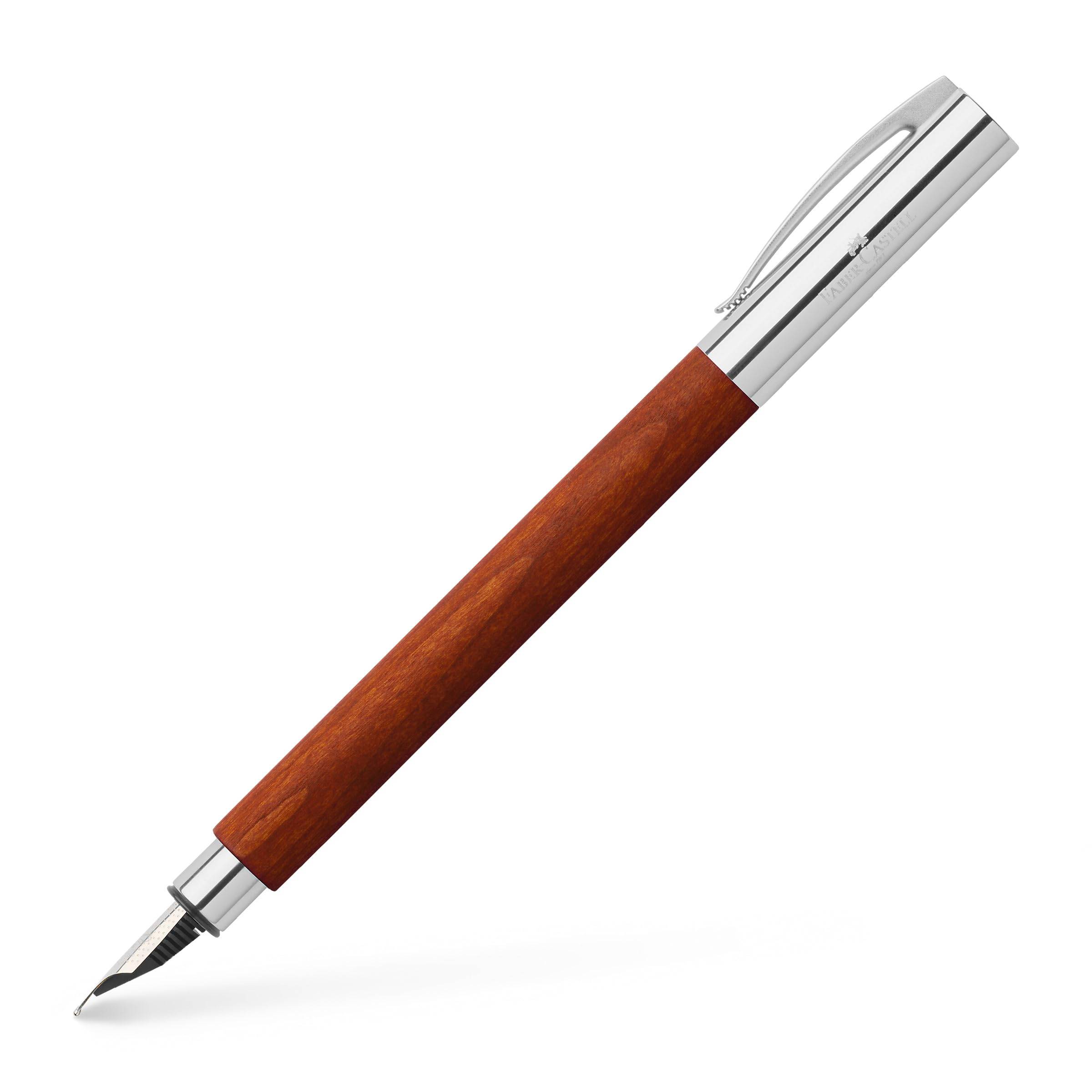 EF Extra Fine Fountain Officially Imported Faber-Castell Pen, Ambition, Pearwood, 148182,