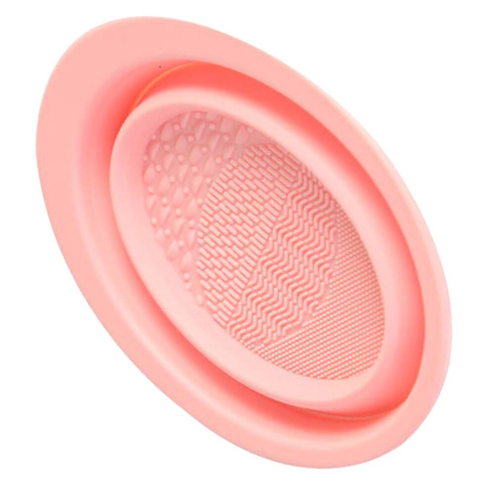 Kreativt Makeup Pensel Rengöringsfat Silikon Vikbar Penselrenare