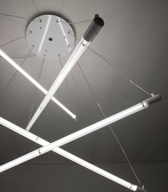 Shanghai pendel fra Martinelli Luce - Pendel mellemled - Hvid med kabel