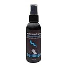 Vbnuyhim Impregneringsspray för skor, impregneringsspray för stövlar | 100 ml kanvasskoskydd | nanoskydd, smutsavvisande, vattentät stövelspray för jakt, vandring, utomhusstövlar, sneakers, svart,