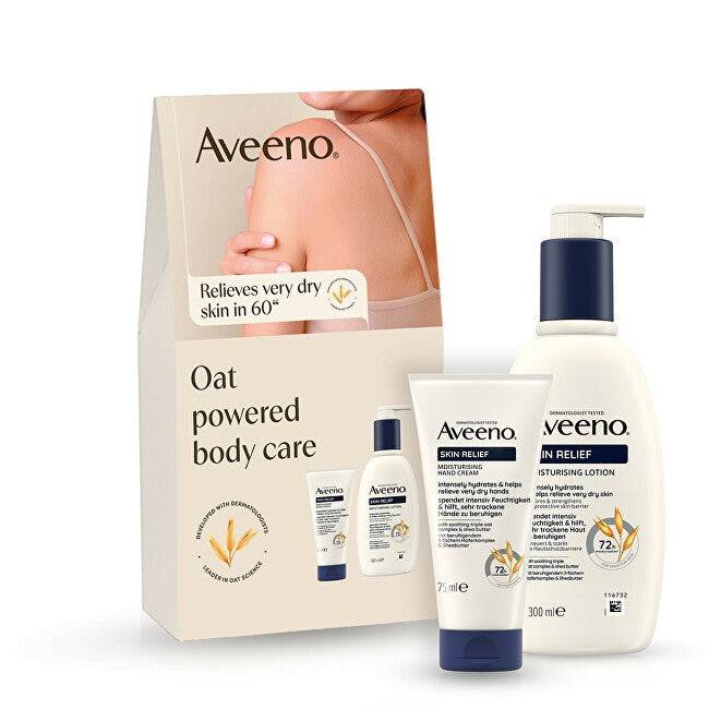 Aveeno Set Cura Corpo Skin Relief Pelli Molto Secche E Sensibili — Set Regalo
