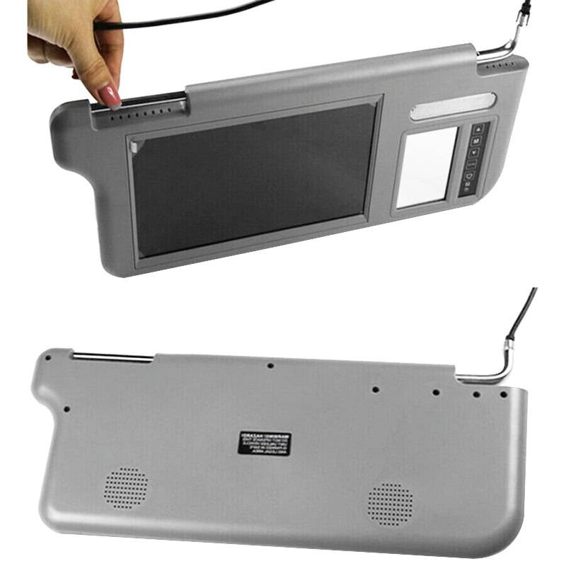 7 tums bil solskydd inre backspegel sn lcd monitor dvd/vcd/gps/tv spelare bakkamera solskydd
