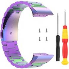 Rostfritt stål klockarmband för garmin forerunner 30/35 smart klocka utbytesarmband för garmin forerunner 35