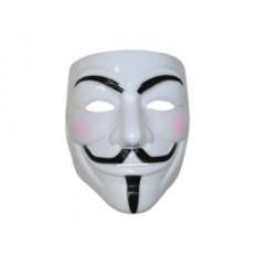Hvid Anonymous maske