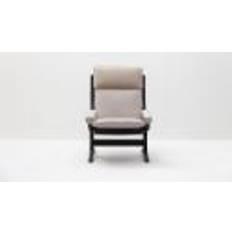 LK Hjelle Siesta Trio Lænestol Høj Med Armlæn - Black/Trio Beige