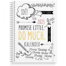 Burde 2025 25227000 Doodle I ugekalender A5 21,5x16cm