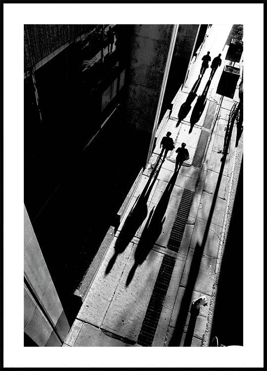 Queen Street (100x140cm) - Plakater > Sort og Hvid Plakater, Fotografiske Plakater, Arkitekturplakater
