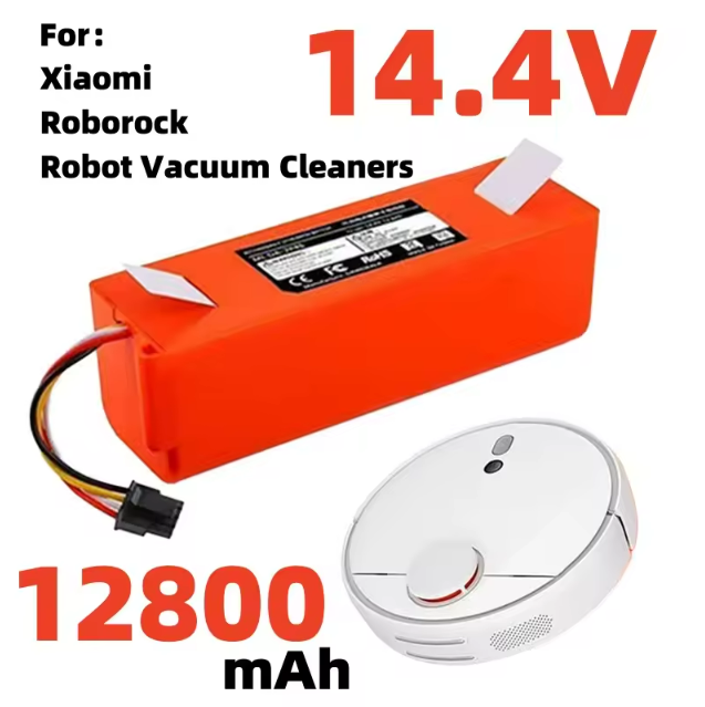14.4V Li-ion Battery 6.8Ah Robot Vacuum Cleaner Replacement Battery for Xiaomi Robot Roborock S50 S51 S55 S60 S5 S6 S7 S4