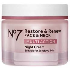 No7 Restore & Renew Multi Action Night Cream Suitable For Sensitive Skin - 50 ml
