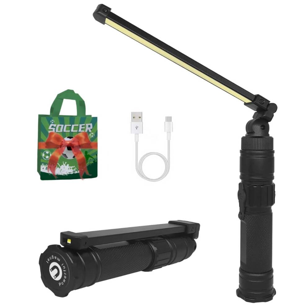 Genopladelig magnetisk LED-arbejdslampe, 360 justerbar,