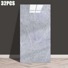TEMU 32pcs Self-adhesive 3d Marble Wall Tiles - Glossy, Waterproof, Reusable Ceramic Tile For Home Decor, Living Room, Kitchen, Bathroom, , Home Decoration | Modern Wall Art | Tiles, Bathroom Decor
