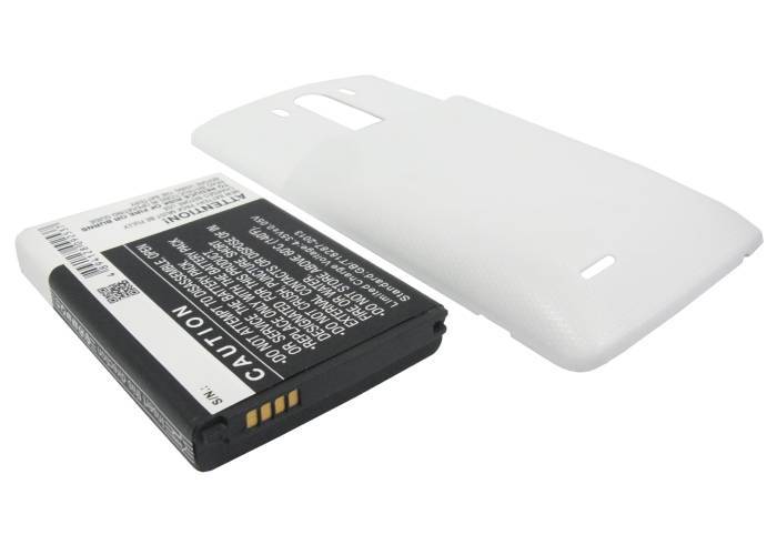 Batteri till LG G3 mfl - 6.000 mAh - Vitt