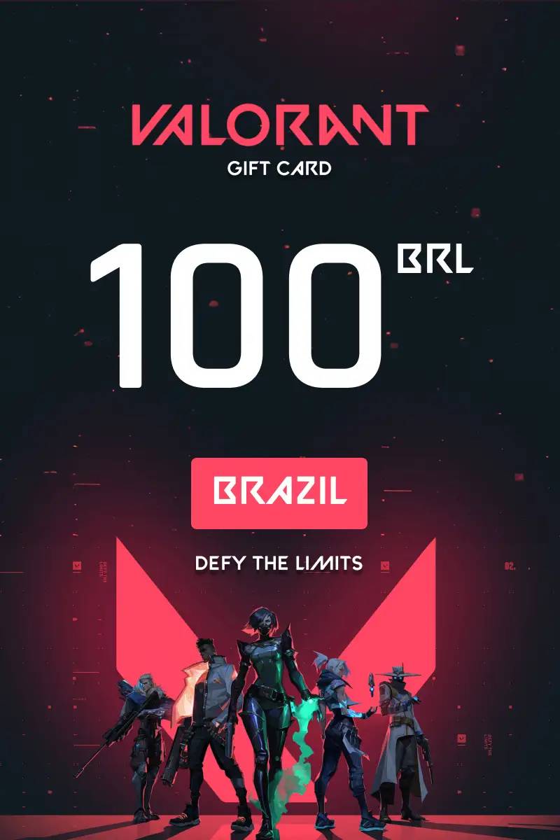 Valorant R$100 BRL Gift Card (BR) - Digital Code.