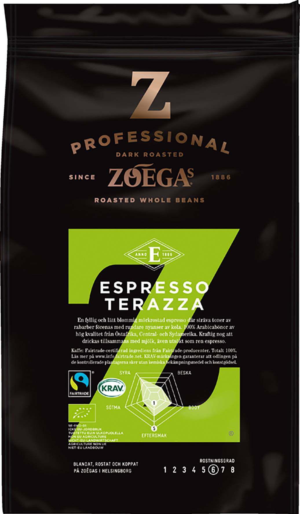 Kaffe Zoégas Esp Certo 500gEko
