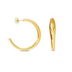 Bybiehl - Ocean Flow Hoops Polished XL