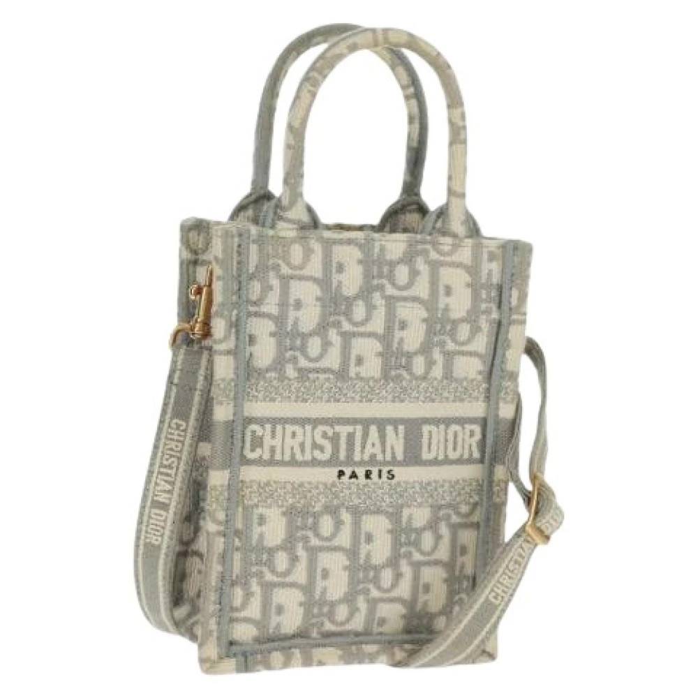 Dior Vintage Pre-owned Vintage Håndtaske - Vintage - Dame - Hvid - ONE SIZE - Uld