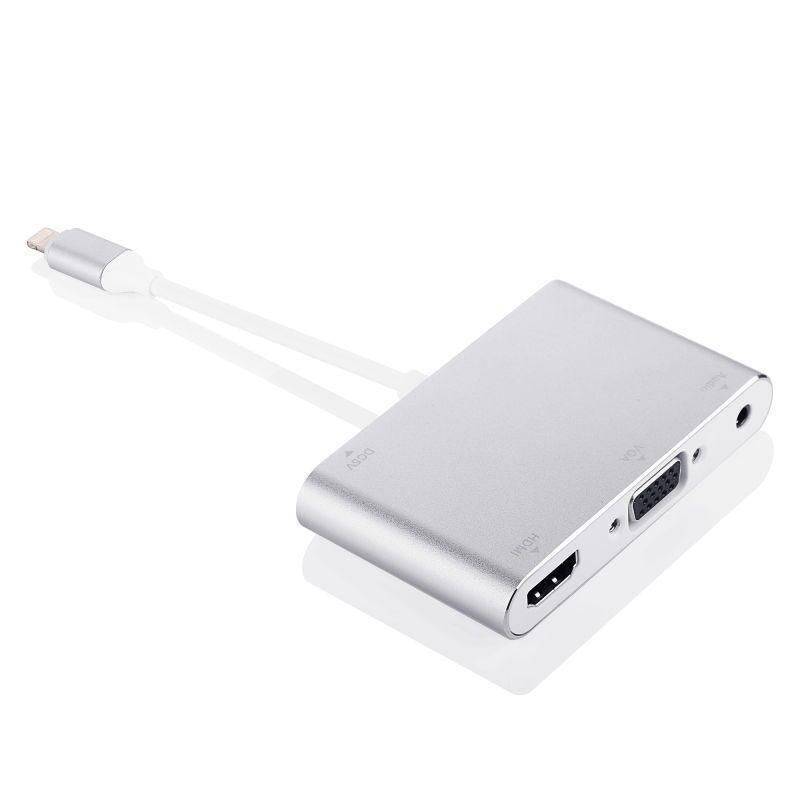 Lightning 8pin / HDMI / VGA audio Adapter - iPhone/iPad