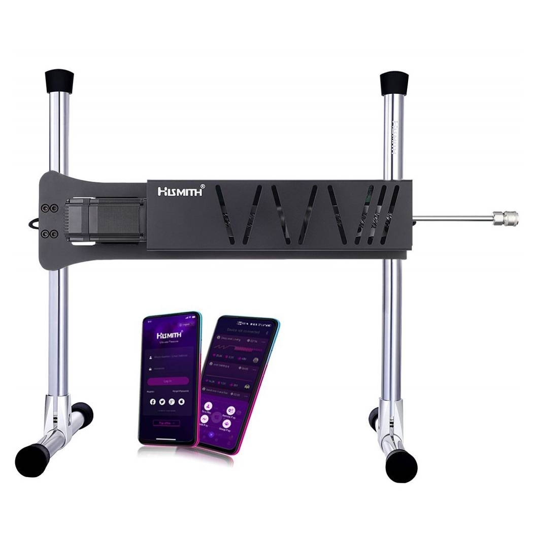 HiSmith Servok Premium Sex Machine with Intelligent APP Control - svart