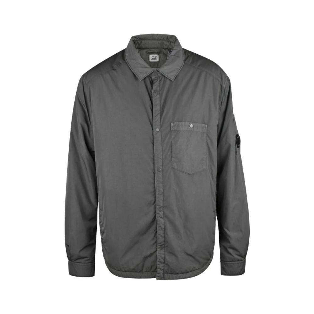 C.P. Company Chrome-R Lens Button Overshirt - Jakker - Herre - Grøn - 2XL - Nylon
