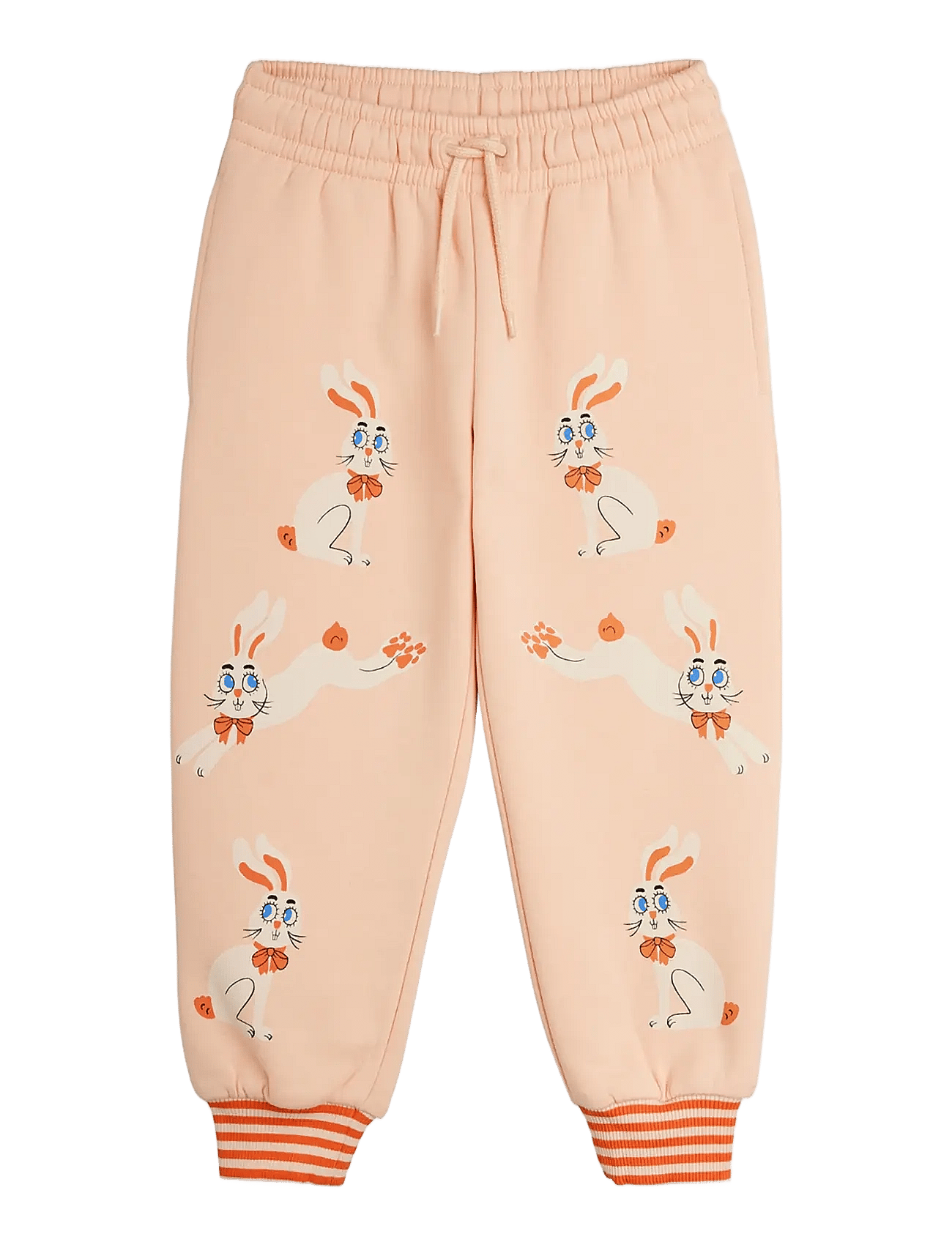 Mini Rodini Rabbit Sp Cuffed Sweatpants - Pink - 116/122