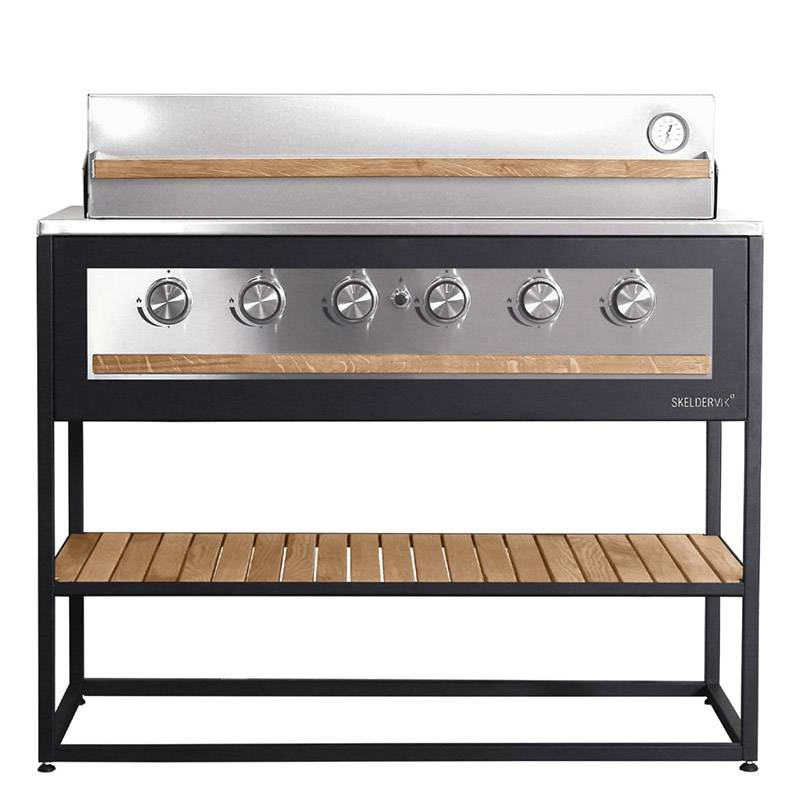 Fristående Gasolgrill med 6 brännare