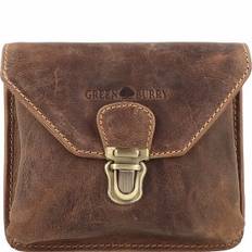 Vintage Gürteltasche Leder 15 cm