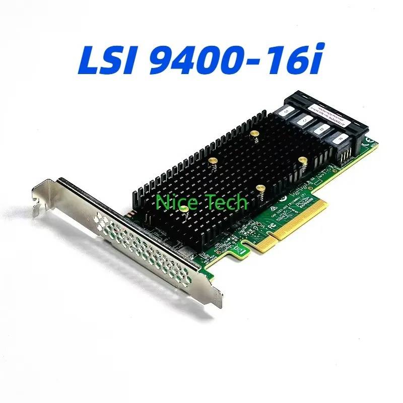 LSI 9400-16I 05-50008-00 HBA Card 16 Port SAS3416 PCIe 3.1 x8 12 Gb/s SAS/SATA/NVMe Adapter
